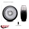 Service Caster 10 x 3 Rubber Tread on Cast Iron Keyed Drive Wheel- 3/4 Bore - SCC-RSS1030-34-KW-2SS - alternate 5